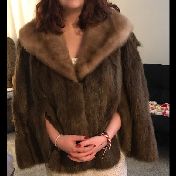 Vintage Toledo Furs Mink Cape - Picture 1 of 10